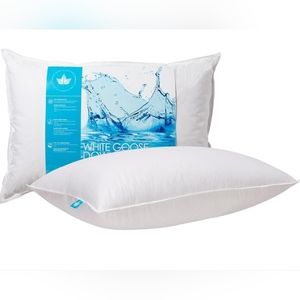 Canadian Down & Feather Co - White Goose Down Pillow, Queen 23 0z Fill, Firm